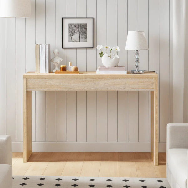 Nooriyah Narrow Console Table for Hallway, Entryway & Foyer  Wooden Bazar