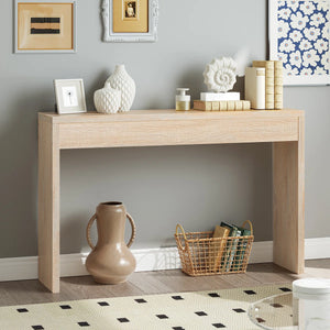 Nooriyah Narrow Console Table for Hallway, Entryway & Foyer  Wooden Bazar