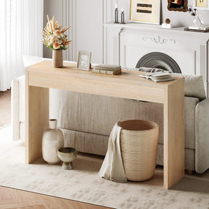 Nooriyah Narrow Console Table for Hallway, Entryway & Foyer  Wooden Bazar