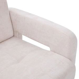 Nordic Modern Double Armchair Living Room & Bedroom Compact Upholstered Sofa Leisure Sofa Comfortable Seating With Dual Armrescan Be Paired With A Single Chair  Wooden Bazar