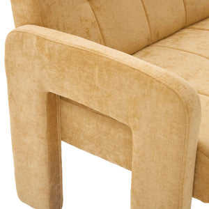 Nordic Modern Double Armchair Living Room & Bedroom Compact Upholstered Sofa Leisure Sofa Comfortable Seating With Dual Armrescan Be Paired With A Single Chair  Wooden Bazar