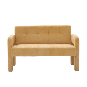 Nordic Modern Double Armchair Living Room & Bedroom Compact Upholstered Sofa Leisure Sofa Comfortable Seating With Dual Armrescan Be Paired With A Single Chair  Wooden Bazar