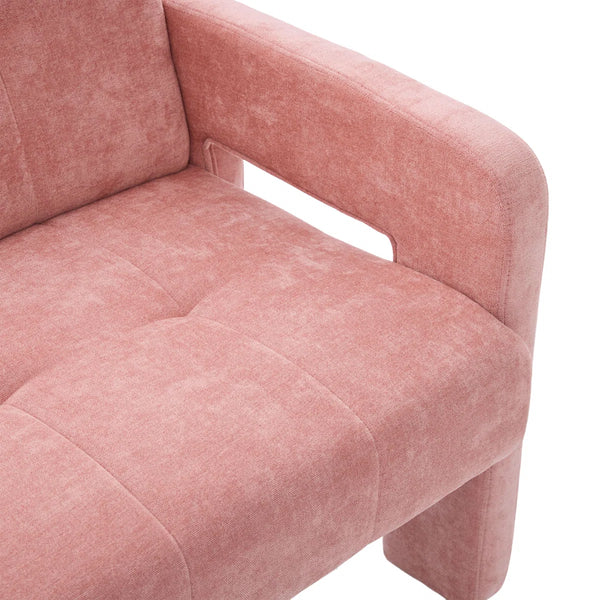Nordic Modern Double Armchair Living Room & Bedroom Compact Upholstered Sofa Leisure Sofa Comfortable Seating With Dual Armrescan Be Paired With A Single Chair  Wooden Bazar