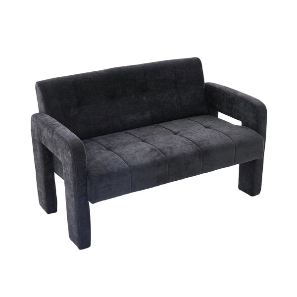 Nordic Modern Double Armchair Living Room & Bedroom Compact Upholstered Sofa Leisure Sofa Comfortable Seating With Dual Armrescan Be Paired With A Single Chair  Wooden Bazar