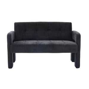 Nordic Modern Double Armchair Living Room & Bedroom Compact Upholstered Sofa Leisure Sofa Comfortable Seating With Dual Armrescan Be Paired With A Single Chair  Wooden Bazar