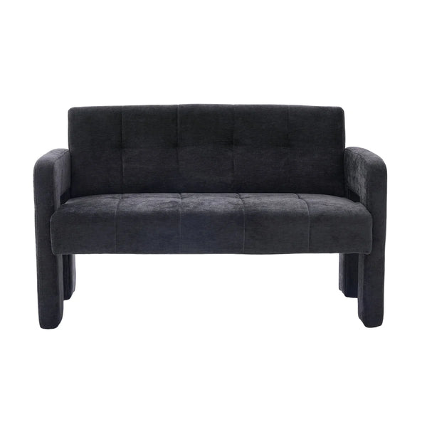 Nordic Modern Double Armchair Living Room & Bedroom Compact Upholstered Sofa Leisure Sofa Comfortable Seating With Dual Armrescan Be Paired With A Single Chair  Wooden Bazar