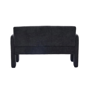 Nordic Modern Double Armchair Living Room & Bedroom Compact Upholstered Sofa Leisure Sofa Comfortable Seating With Dual Armrescan Be Paired With A Single Chair  Wooden Bazar