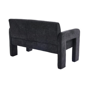 Nordic Modern Double Armchair Living Room & Bedroom Compact Upholstered Sofa Leisure Sofa Comfortable Seating With Dual Armrescan Be Paired With A Single Chair  Wooden Bazar