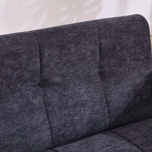 Nordic Modern Double Armchair Living Room & Bedroom Compact Upholstered Sofa Leisure Sofa Comfortable Seating With Dual Armrescan Be Paired With A Single Chair  Wooden Bazar
