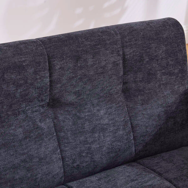 Nordic Modern Double Armchair Living Room & Bedroom Compact Upholstered Sofa Leisure Sofa Comfortable Seating With Dual Armrescan Be Paired With A Single Chair  Wooden Bazar