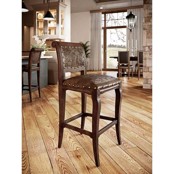 Olivos Bar & Counter Stool  Wooden Bazar