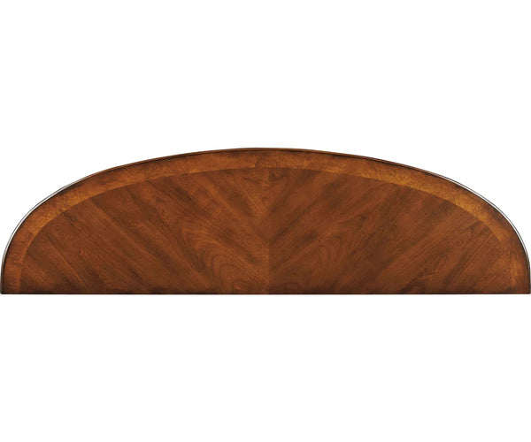 Console Table with Lower Shelf in Nutmeg Finish for Entryway, Hallway & Living Room  Wooden Bazar