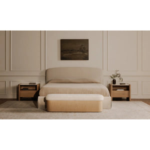 Himpy Modern Upholstered bench - Wooden Bazar