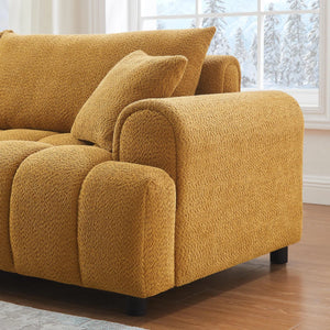 Faxon Luxury Modern Tufted Boucle Sofa - Wooden Bazar