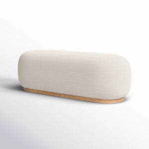 Carbon Upholstered Bench - Wooden bazar