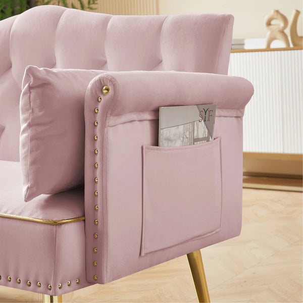 Black 2 Seater Sofa  Wooden Bazar