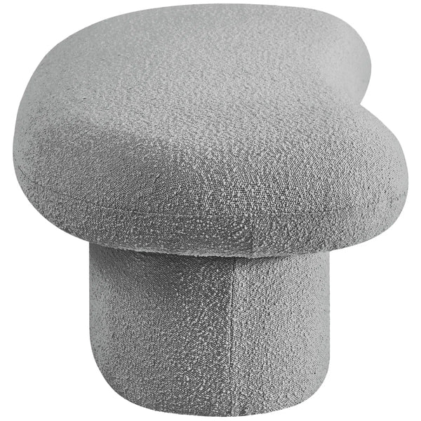 Simmy Polyester Blend Upholstered Bench - Wooden Bazar
