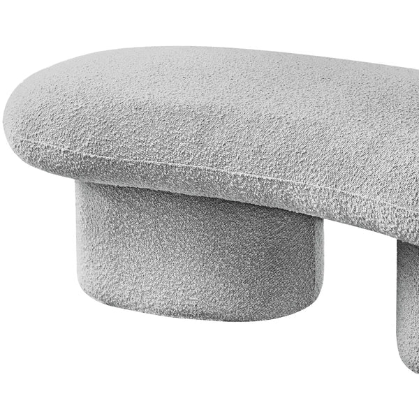 Simmy Polyester Blend Upholstered Bench - Wooden Bazar