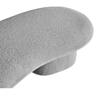 Simmy Polyester Blend Upholstered Bench - Wooden Bazar
