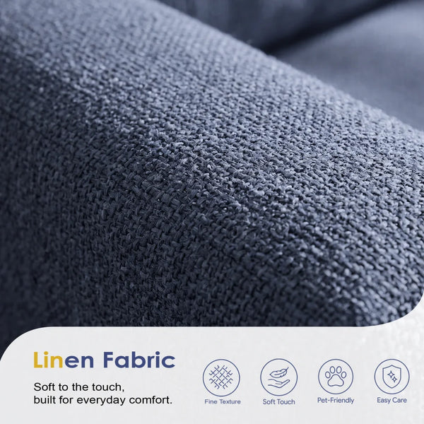 Queen Size Pull Out Sleeper Sofa Bed with Memory Foam Mattress, Convertible Sofa Couch for Living Room, Guest Room & Small Space  Wooden Bazar