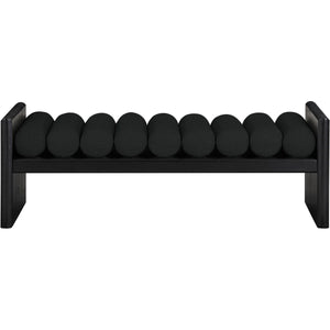 Newra Boucle Wood Bench - Wooden Bazar