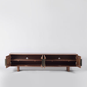 Livoong Modern Media Tv Unit for Modern Homes - Wooden Bazar