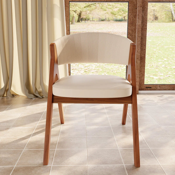 Kimjong Round Dining Elegant Sintered Stone Table Set - Wooden Bazar