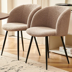 Nevvy Round Table With Set Of Four Barrel Chairs - Wooden Bazar