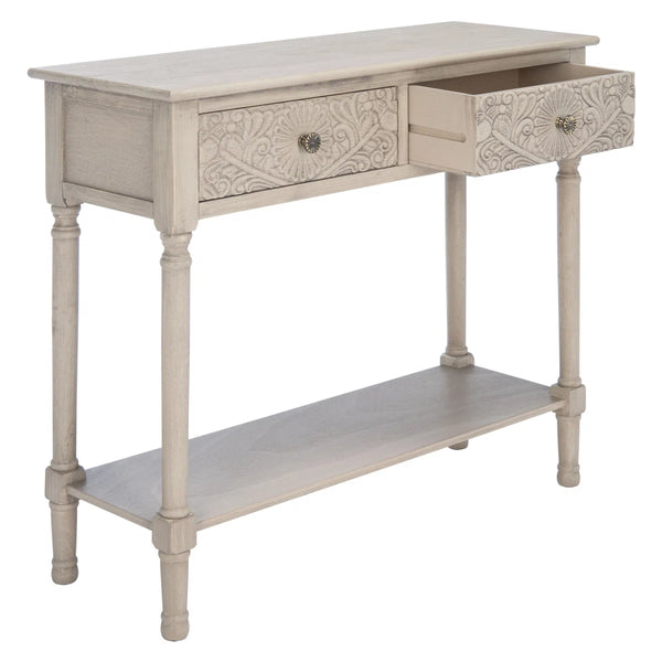 Rustic Console Table with French Country Style for Entryway & Living Room  Wooden Bazar
