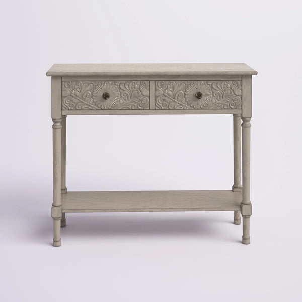 Rustic Console Table with French Country Style for Entryway & Living Room  Wooden Bazar