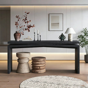 Rustic Wood Console Sofa Table for Entryway, Hallway & Living Room  Wooden Bazar