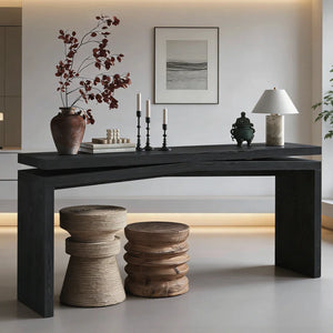 Rustic Wood Console Sofa Table for Entryway, Hallway & Living Room  Wooden Bazar