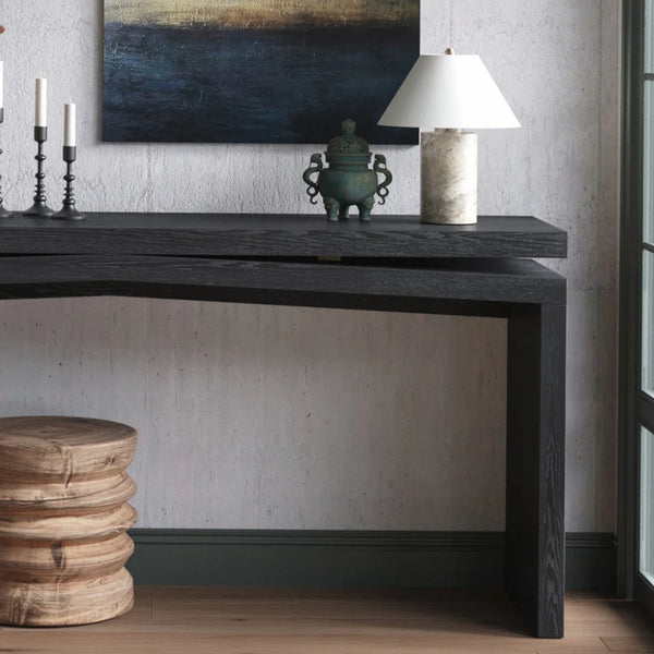 Rustic Wood Console Sofa Table for Entryway, Hallway & Living Room  Wooden Bazar