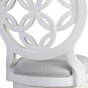 Sauer Swivel Upholstered Counter Stool with Solid Wood Frame  Wooden bazar
