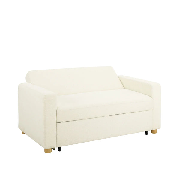 Serta Trinity 66.1" Full Size Convertible Sofa Bed Loveseat, Dream Coil Comfort, Easy Assembly  Wooden Bazar
