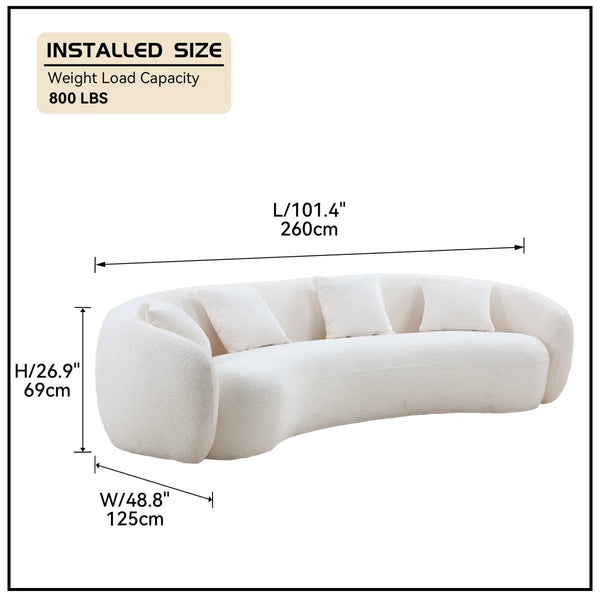 Jaigaon Upholstered Sofa - Wooden bazar