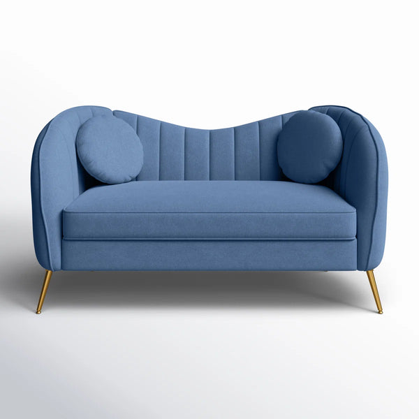Sidwell Upholstered 64.6'' Loveseat  Wooden Bazar