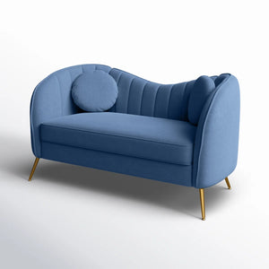 Sidwell Upholstered 64.6'' Loveseat  Wooden Bazar