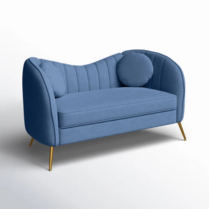 Sidwell Upholstered 64.6'' Loveseat  Wooden Bazar