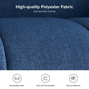 Sidwell Upholstered 64.6'' Loveseat  Wooden Bazar