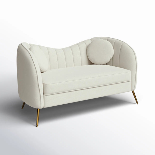 Sidwell Upholstered 64.6'' Loveseat  Wooden Bazar