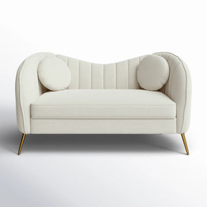 Sidwell Upholstered 64.6'' Loveseat  Wooden Bazar