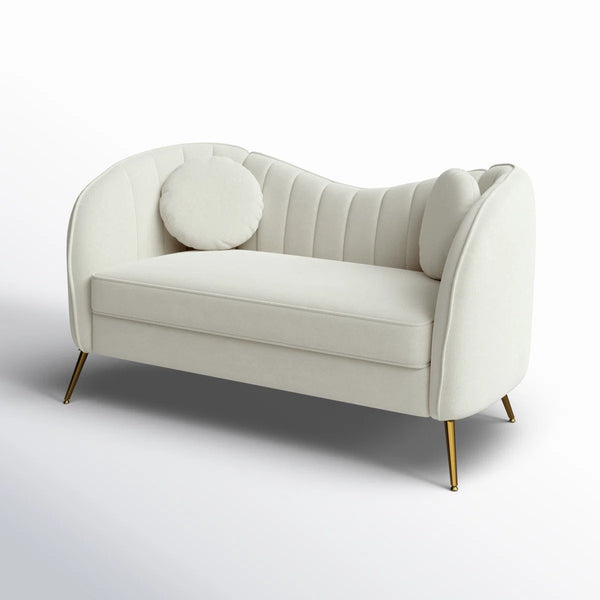 Sidwell Upholstered 64.6'' Loveseat  Wooden Bazar
