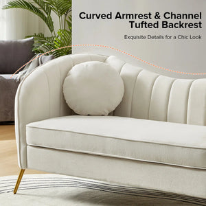 Sidwell Upholstered 64.6'' Loveseat  Wooden Bazar