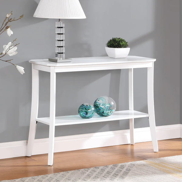 Console Table with Storage for Entryway, Hallway & Living Room  Wooden Bazar