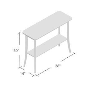 Console Table with Storage for Entryway, Hallway & Living Room  Wooden Bazar