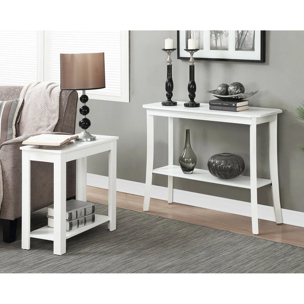 Console Table with Storage for Entryway, Hallway & Living Room  Wooden Bazar