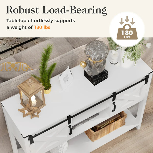 Wood Console Table for Entryway, Hallway & Living Room  Wooden Bazar
