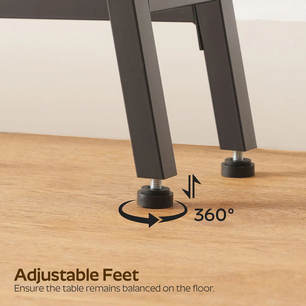 Narrow Console Table with Power Outlets for Entryway, Hallway & Living Room  Wooden Bazar