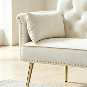 Sofa, Living Room Sofa, Loveseat, Modern Sofa, White Sofa  Wooden Bazar